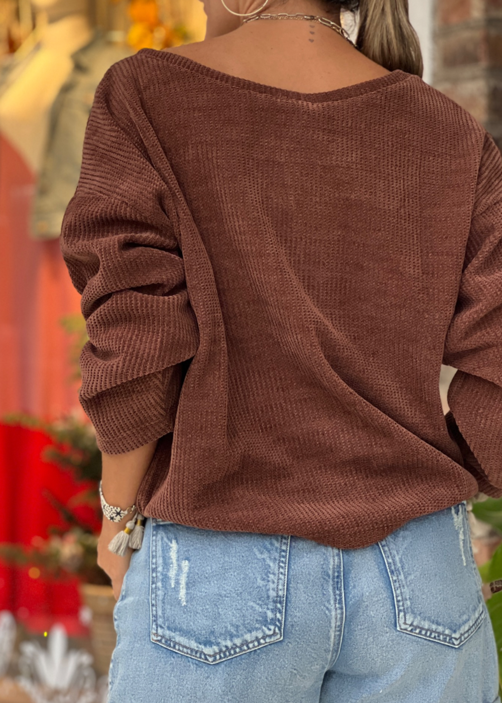Belen Brown Sweater