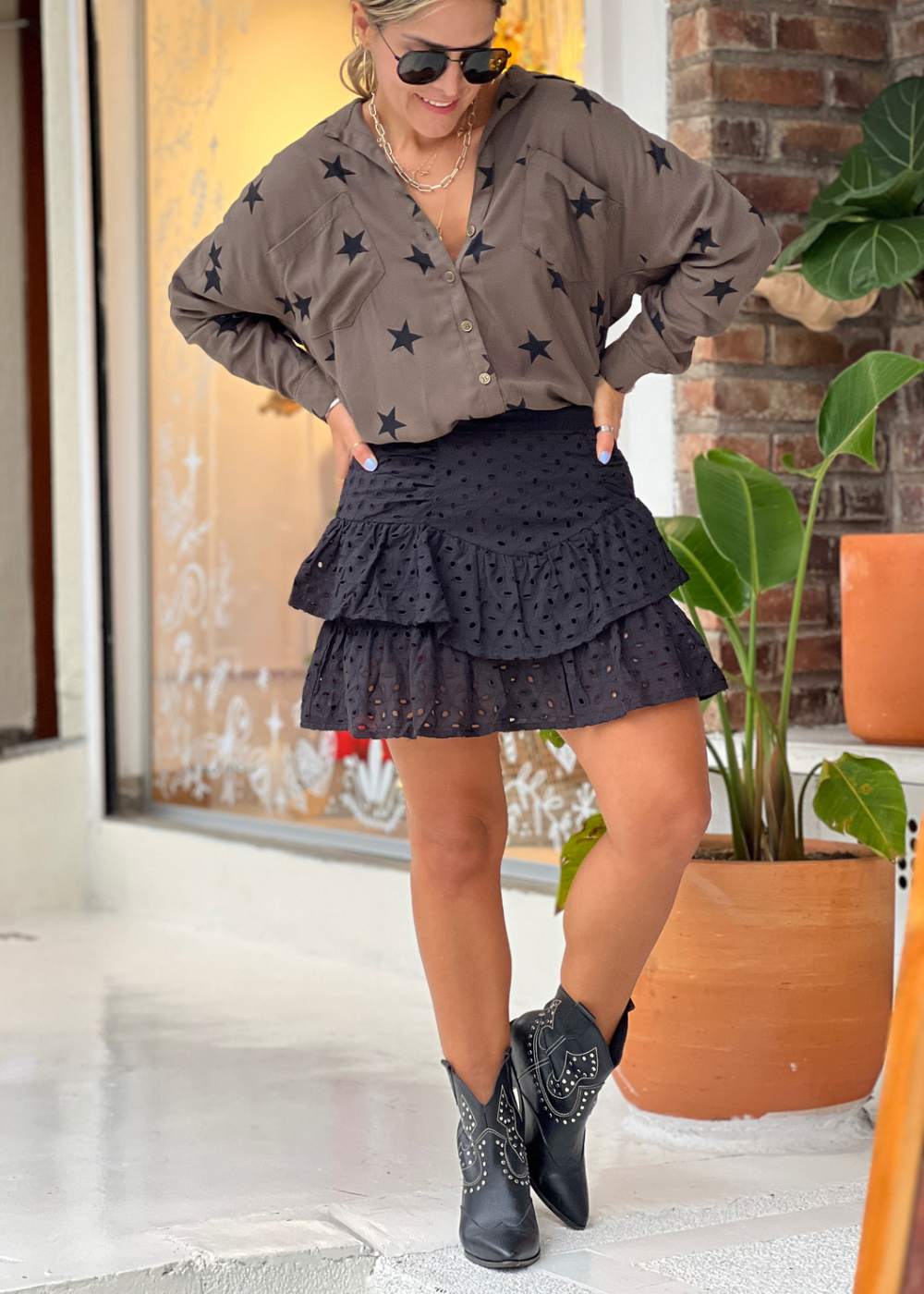 Mariam Black Skirt