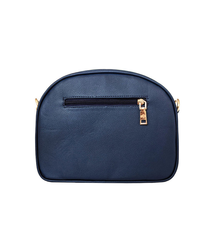 bolso azul oscuro